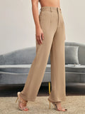 Buy Shein Solid Straight Leg Pants in Pakistan