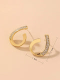 Buy Shein Rhinestone Decor Earrings in Pakistan