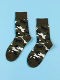 Buy Shein Camo Print Crew Socks in Pakistan