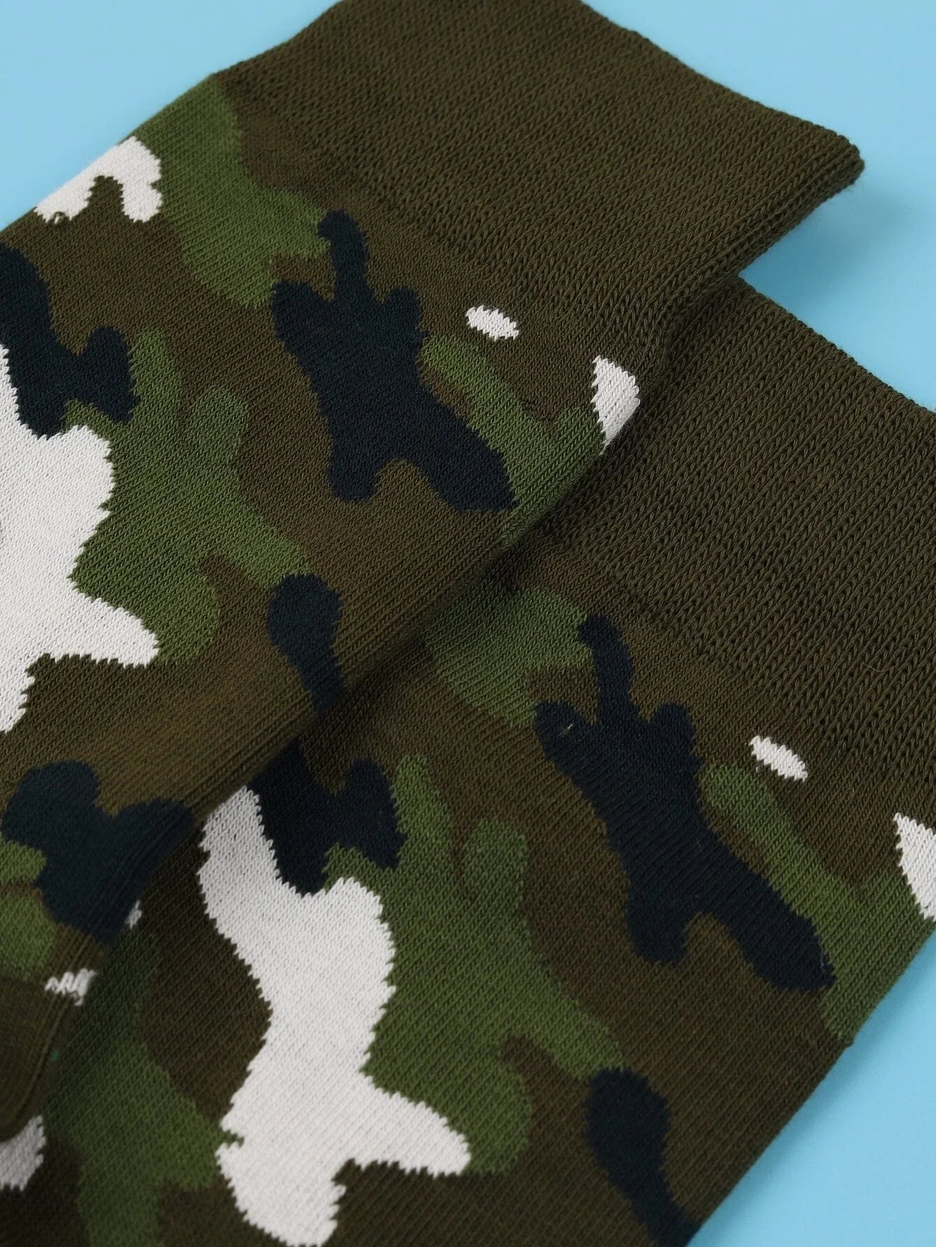 Buy Shein Camo Print Crew Socks in Pakistan