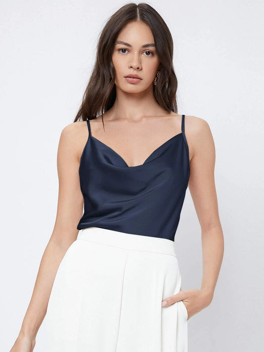 Buy SHEIN BIZwear Cowl Neck Cami Top in Pakistan