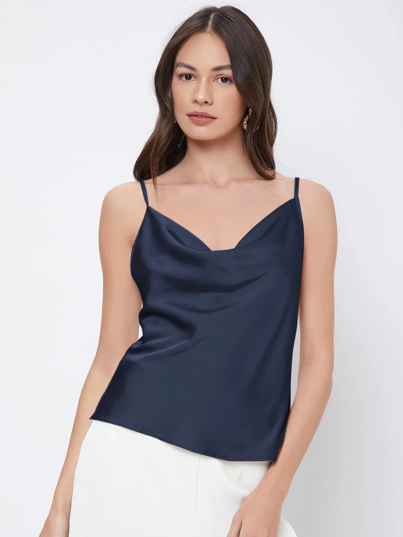 Buy SHEIN BIZwear Cowl Neck Cami Top in Pakistan