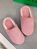 Buy SHEIN Cable Textured Fluffy Bedroom Slippers in Pakistan