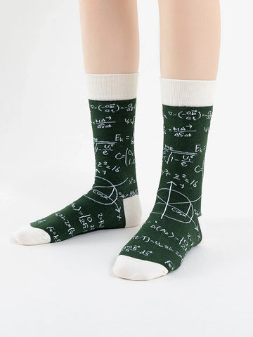 Buy Shein Number Print Crew Socks in Pakistan