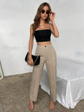 Buy Shein High Waist Seam Detail Pants in Pakistan