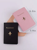 Buy Shein 2pcs Letter & Plane Graphic Passport Case in Pakistan