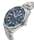 Buy Tag Heuer Aquaracer Blue Dial Silver Steel Strap Watch for Men - WAY101C.BA0746 in Pakistan