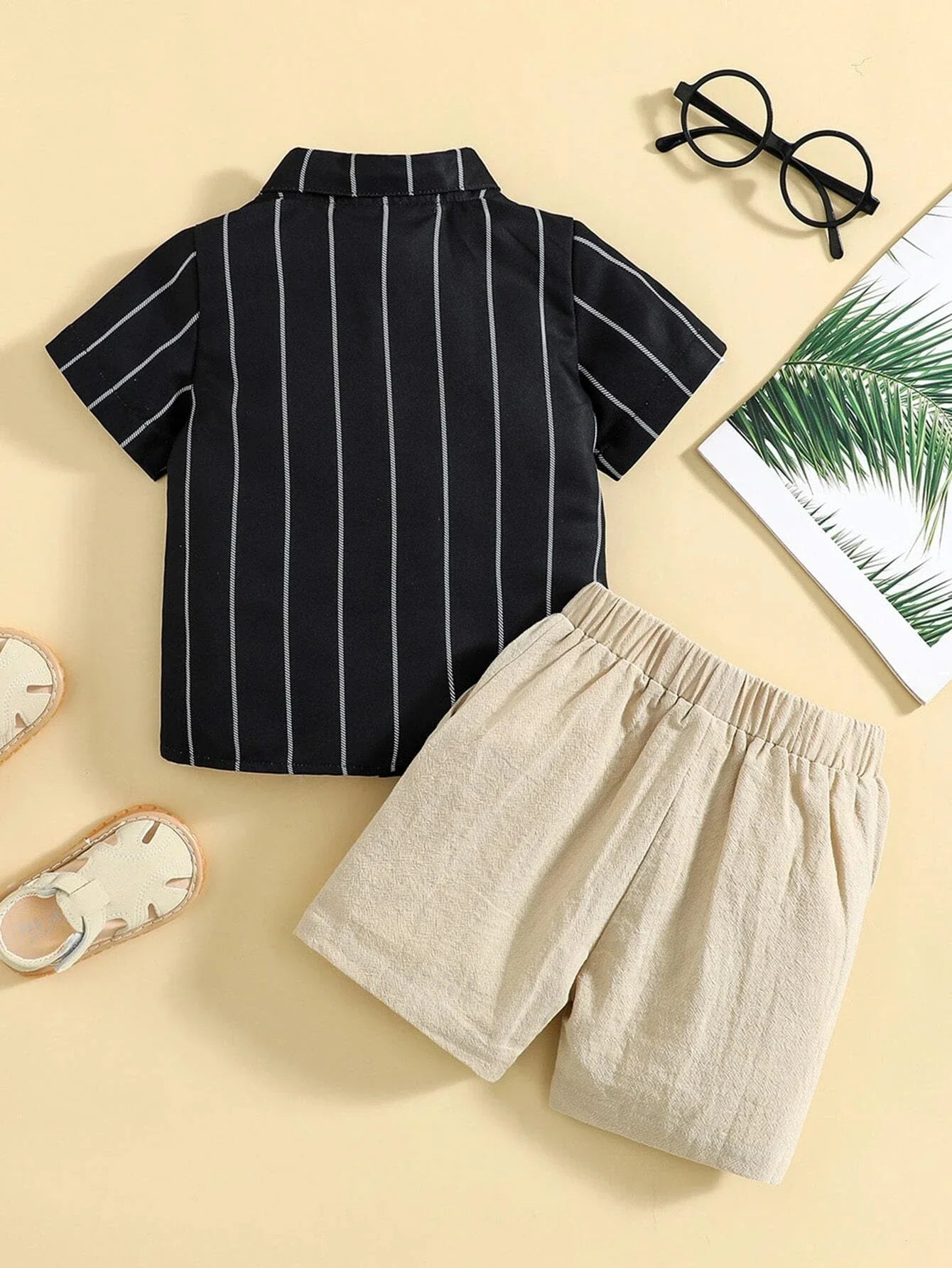 Buy SHEIN Baby Boy Stripe Shirt & Shorts in Pakistan