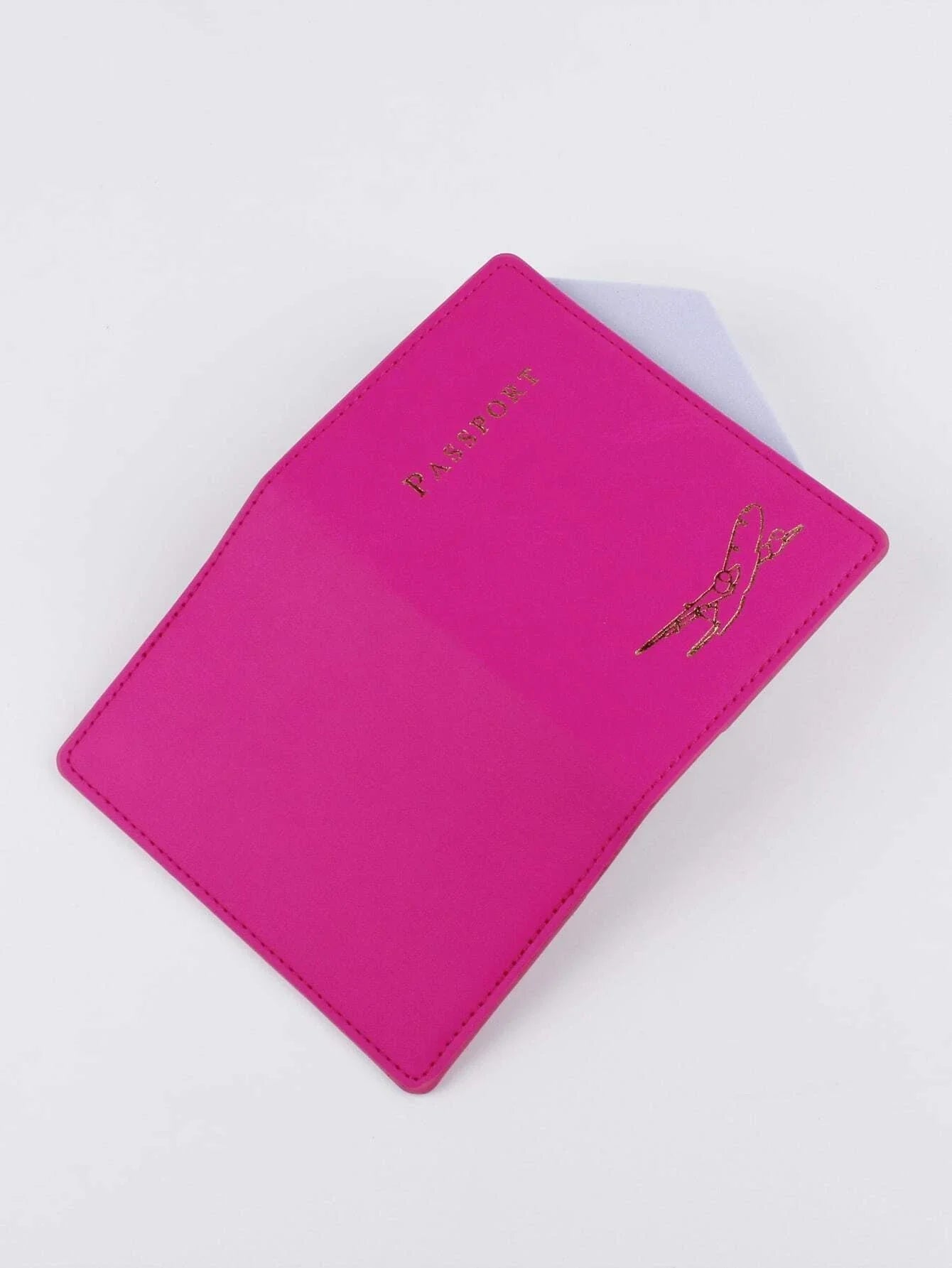 Buy Shein Plane & Letter Graphic Passport Case in Pakistan