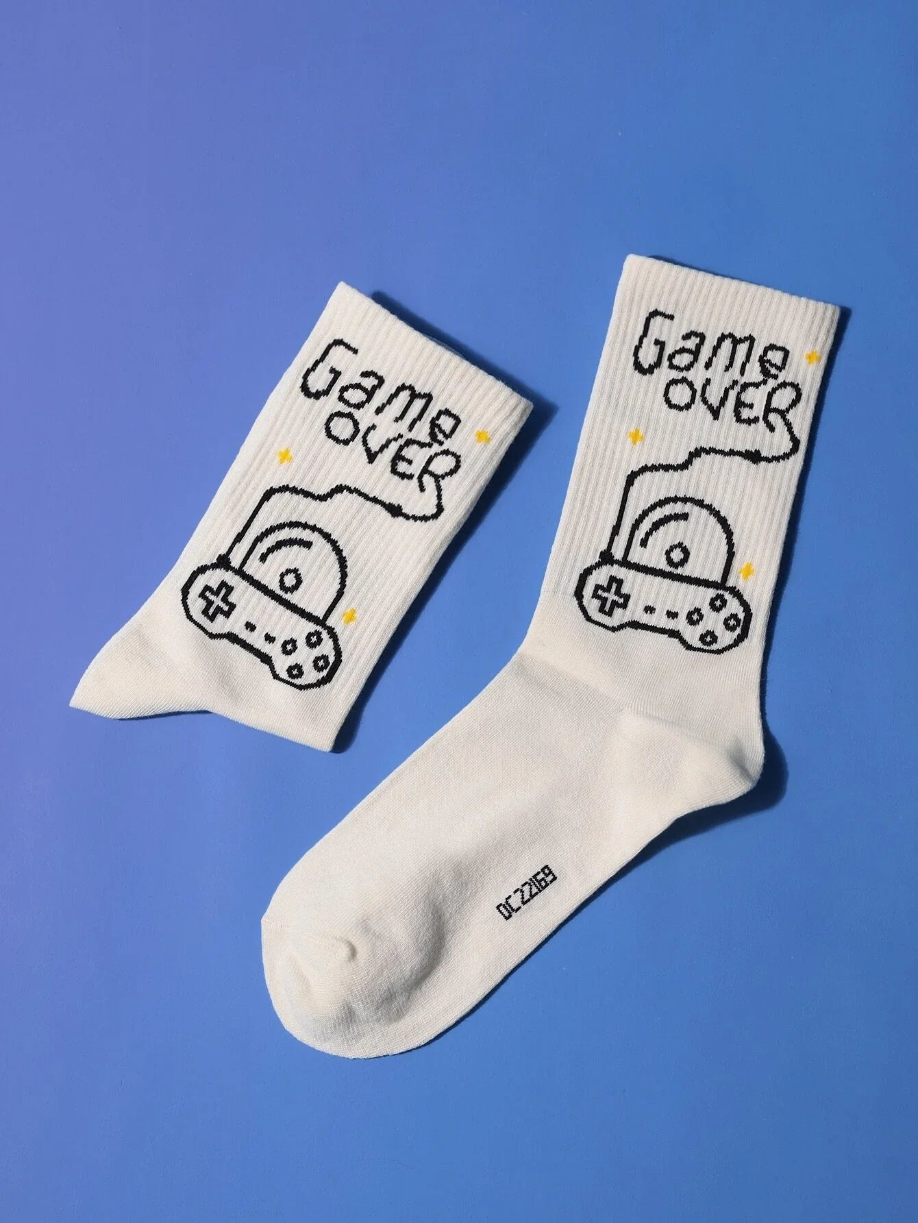 Buy Shein Cartoon & Letter Graphic Crew Socks in Pakistan