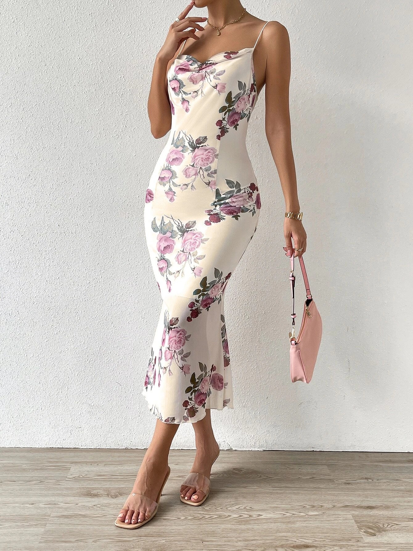 Buy SHEIN Unity Floral Print Cami Dress in Pakistan