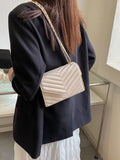 Buy SHEIN Mini Chevron Flap Square Bag in Pakistan