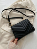 Buy SHEIN Mini Chevron Quilted Flap Square Bag in Pakistan