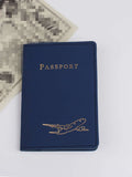 Buy SHEIN Metallic Airplane & Letter Graphic Passport Case in Pakistan