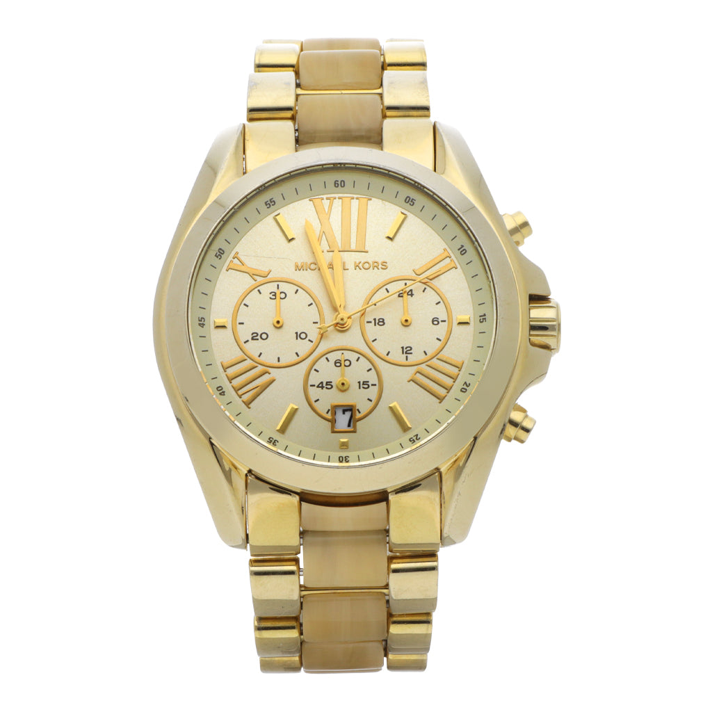 Buy Michael Kors Bradshaw Gold Dial Gold Strap Ladies Watch - Mk5722 in Pakistan