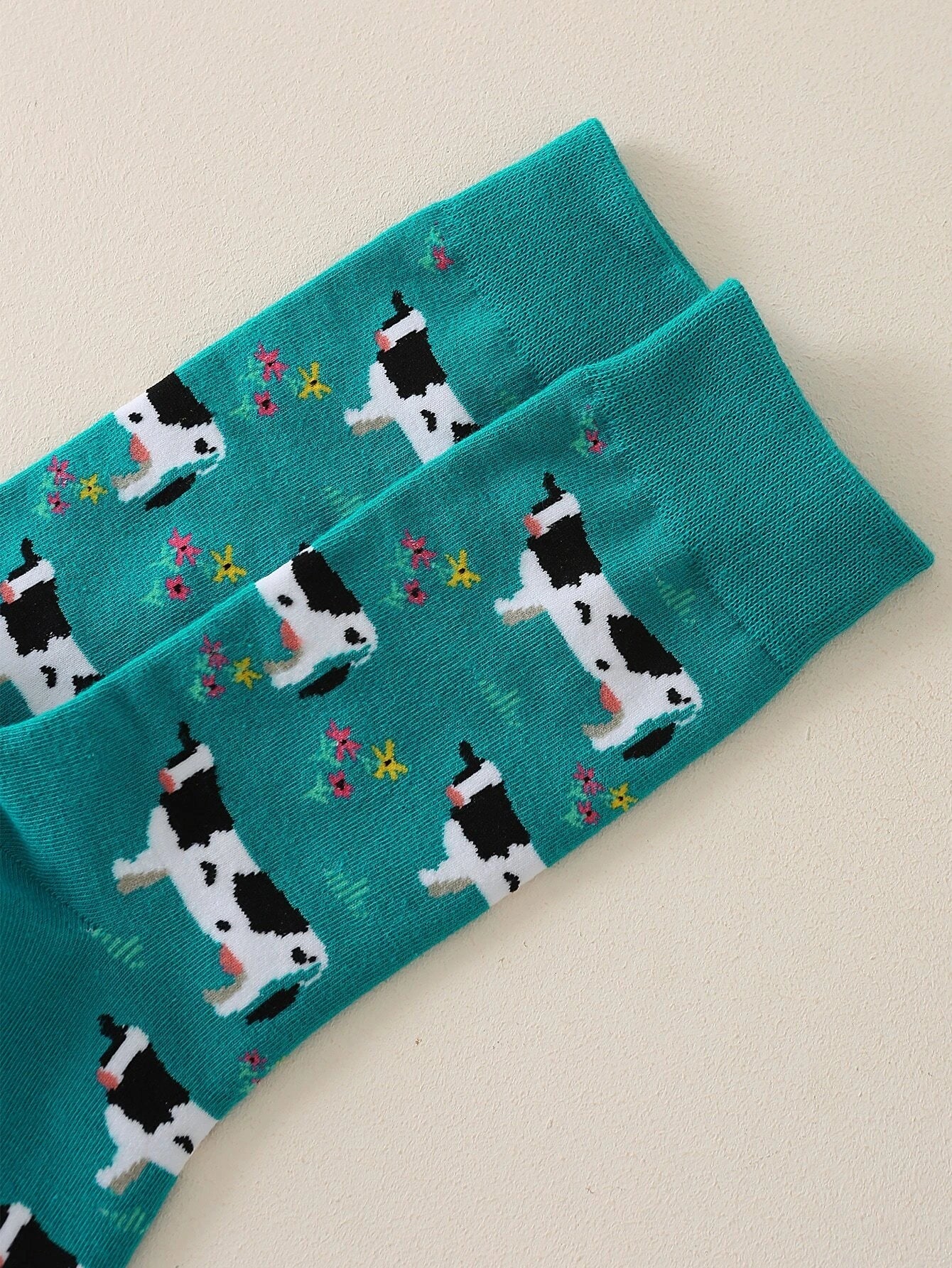 Buy Shein Cow Print Crew Socks in Pakistan