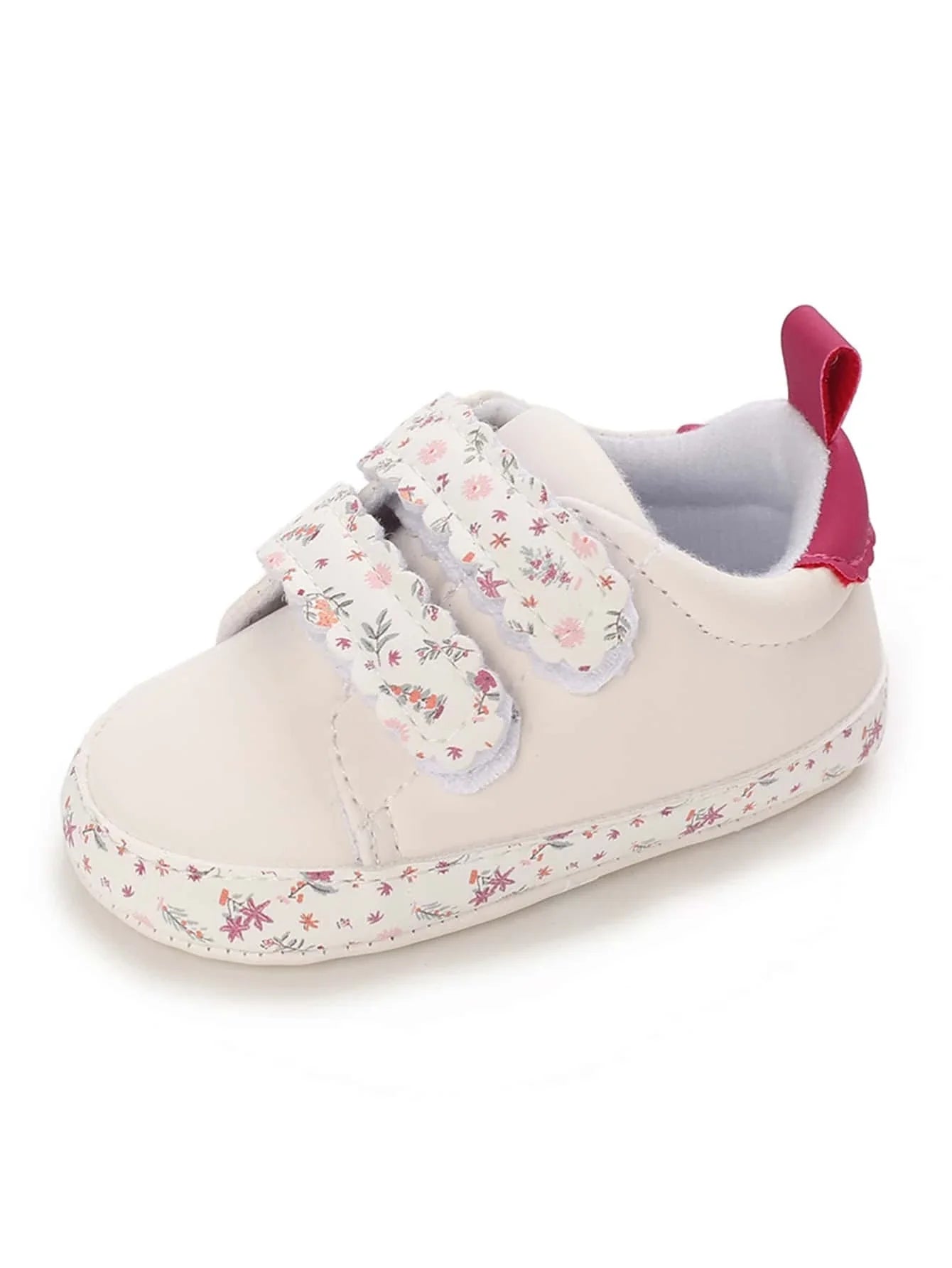 Buy SHEIN Baby Floral Pattern Hook-and-loop Fastener Sneakers in Pakistan