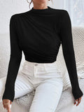 Buy SHEIN Ruched Slim Fit Bodysuit in Pakistan