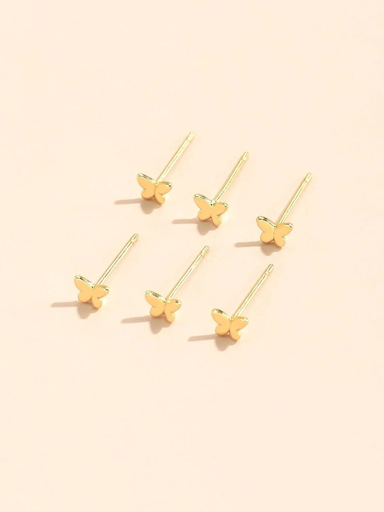 Buy Shein 3pairs Butterfly Stud Earrings in Pakistan