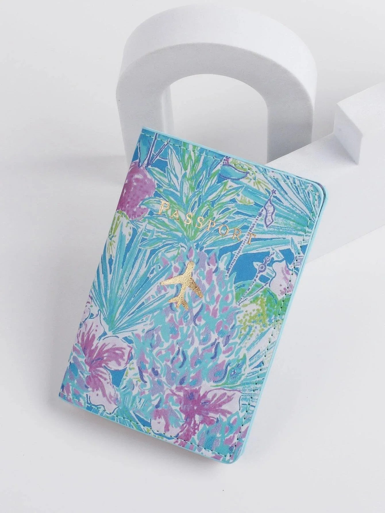 Buy Shein Floral Pattern Passport Case in Pakistan