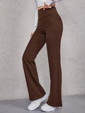 Buy SHEIN Unity Wide Waistband Flare Leg Pants in Pakistan