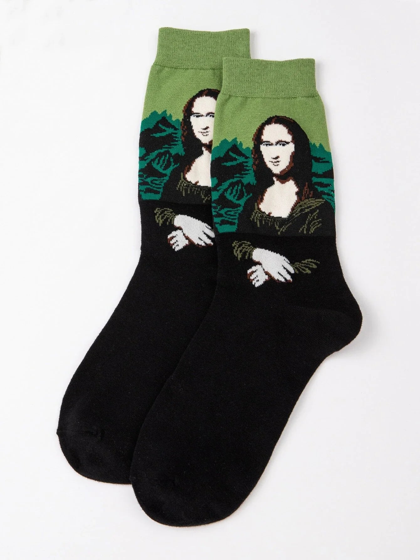 Buy Shein Figure Graphic Crew Socks in Pakistan