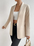 Buy SHEIN Unity Shawl Collar Single Button Blazer in Pakistan