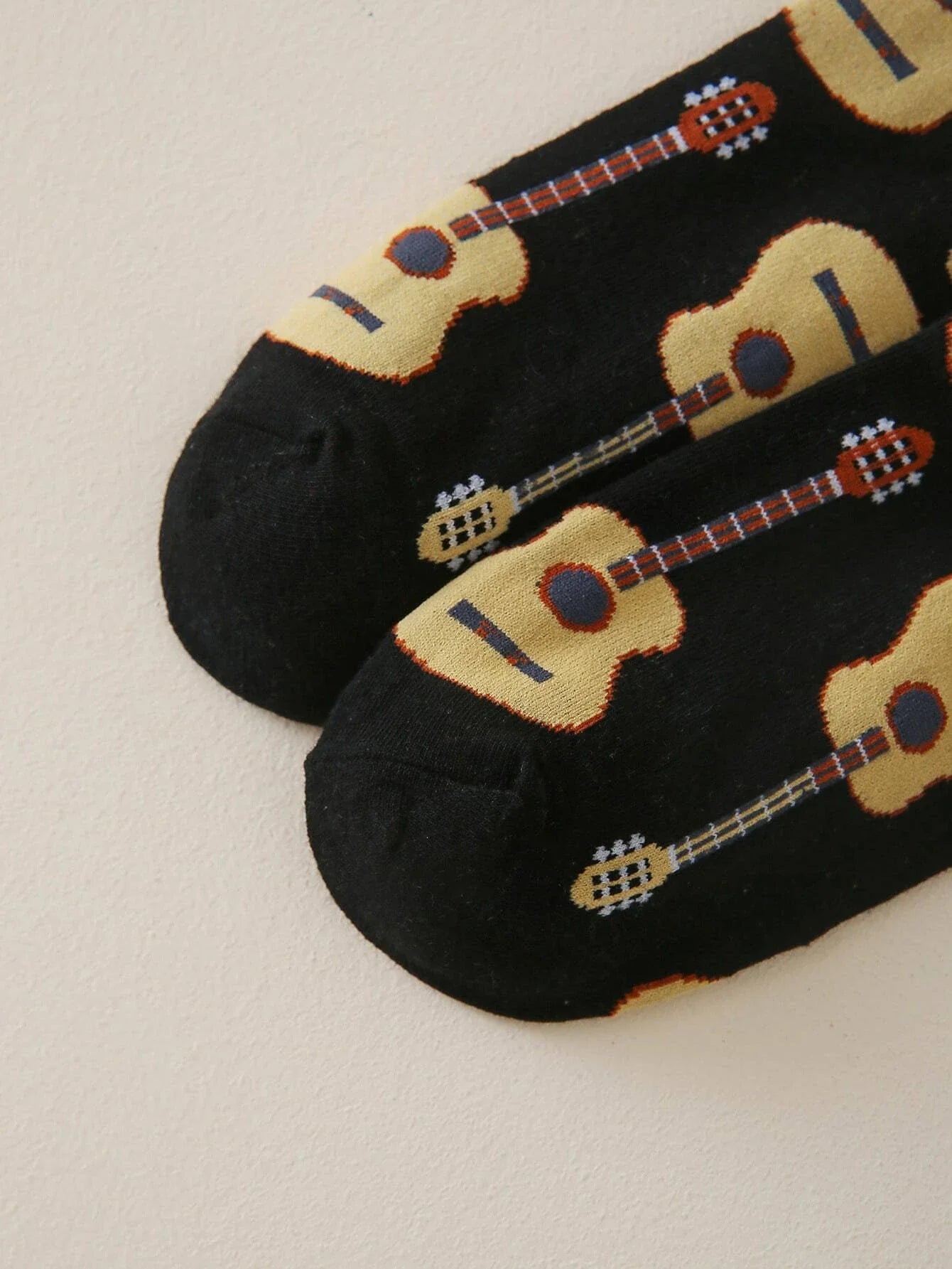 Buy Shein Musical Instrument Pattern Crew Socks in Pakistan