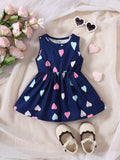 Buy SHEIN Baby Heart Print Dress in Pakistan