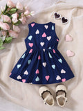 Buy SHEIN Baby Heart Print Dress in Pakistan