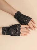 Buy SHEIN Hollow Out Fingerless Gloves in Pakistan