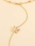 Buy Butterfly Charm Back Necklace in Pakistan