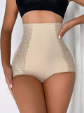 Buy SHEIN Contrast Lace High Waisted Shapewear Panty in Pakistan