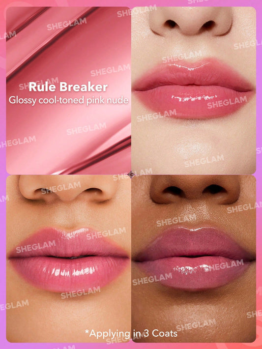 Buy SHEGLAM Mirror Kiss High-Shine Lipstick-Rule Breaker in Pakistan