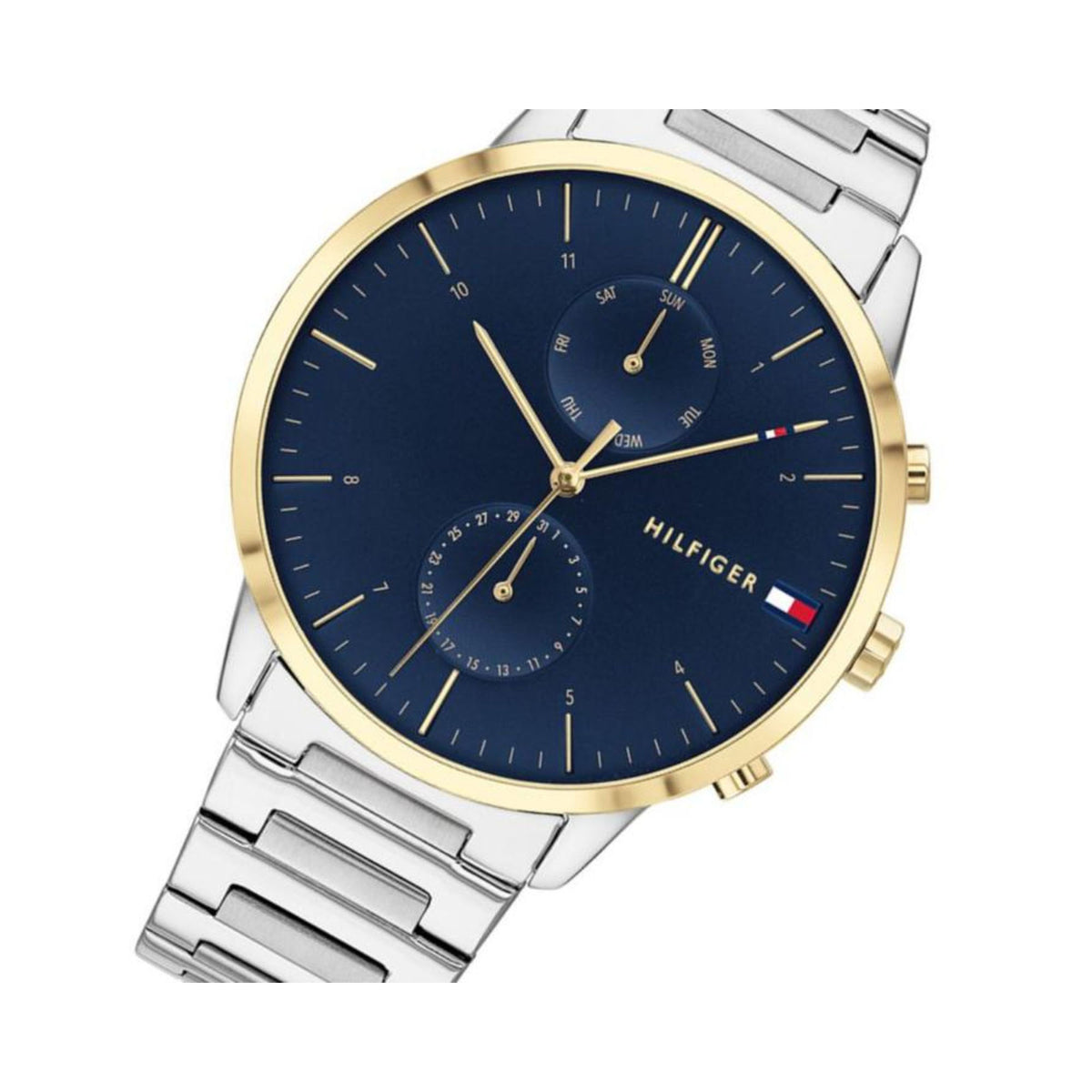 Buy Tommy Hilfiger Mens Quartz Stainless Steel Blue Dial 44mm Watch - 1710408 in Pakistan
