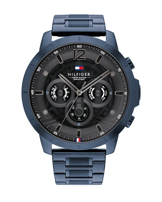 Buy Tommy Hilfiger Men's Quartz Blue Stainless Steel Grey Dial 50mm Watch 1710493 in Pakistan
