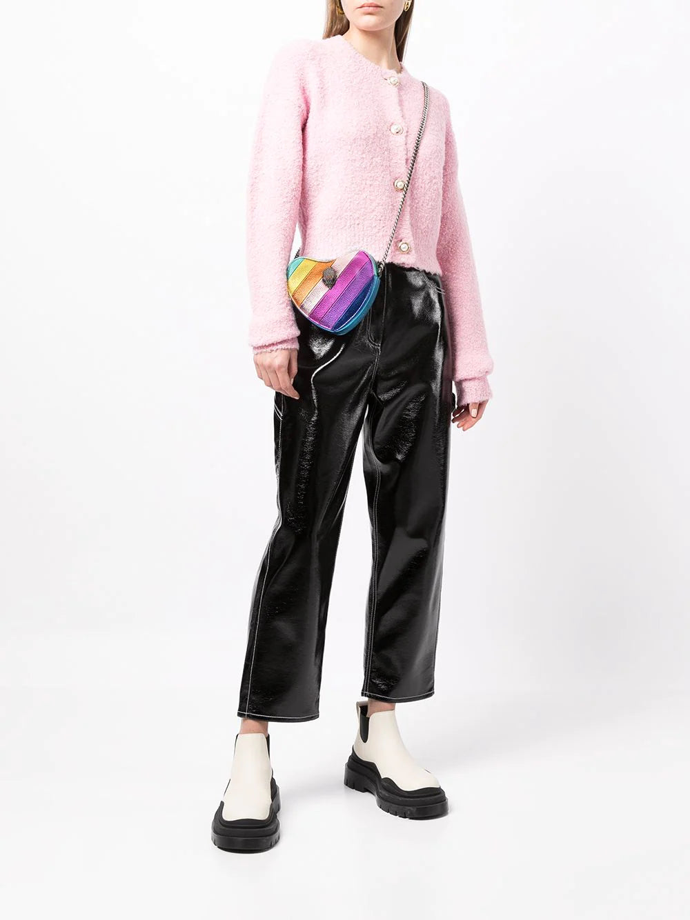 Buy Kurt Geiger London Kensington Heart Crossbody Bag Small - Rainbow in Pakistan