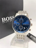 Buy Hugo Boss Mens Quartz Stainless Steel Blue Dial 44mm Watch - 1513498 in Pakistan