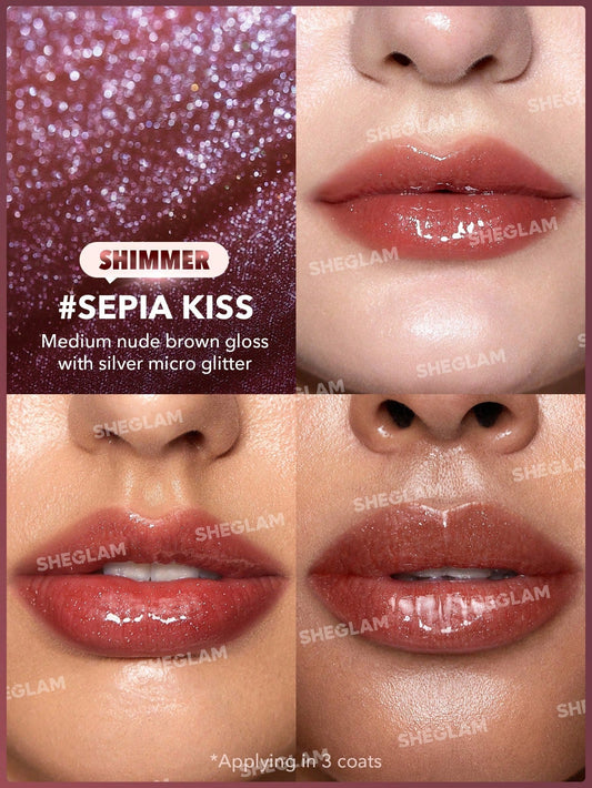 Buy SHEGLAM Pout-Perfect Shimmer Lip Plumper-Sepia Kiss in Pakistan