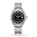 Buy Tag Heuer Aquaracer Black Dial Silver Steel Strap Watch for Men - WAY1110.BA0928 in Pakistan