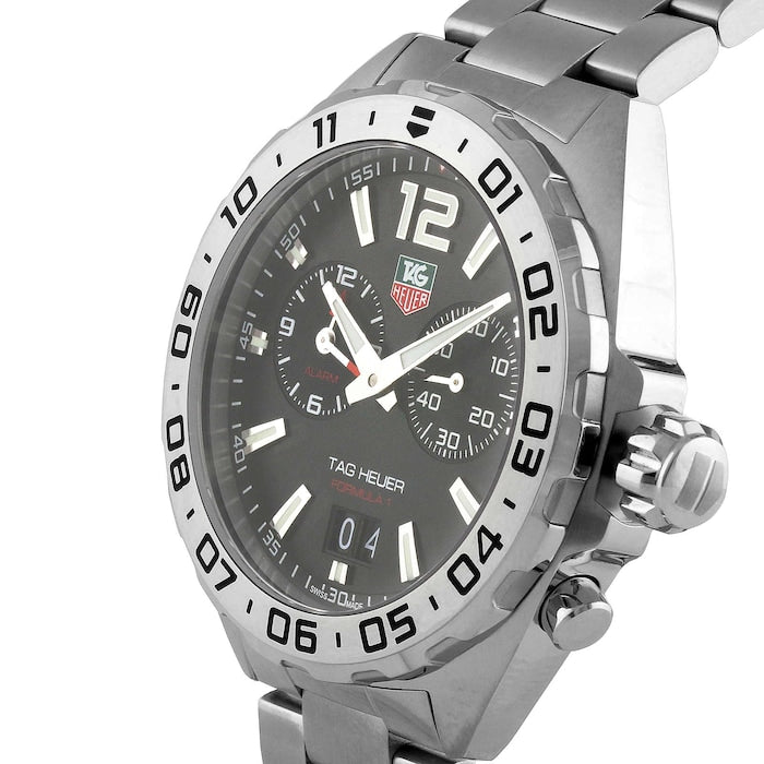 Buy Tag Heuer Formula 1 Black Dial Silver Steel Strap Watch for Men - WAZ111A.BA0875 in Pakistan