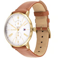 Buy Tommy Hilfiger Womens Quartz Leather Starp Silver Dial 38mm Watch - 1782073 in Pakistan