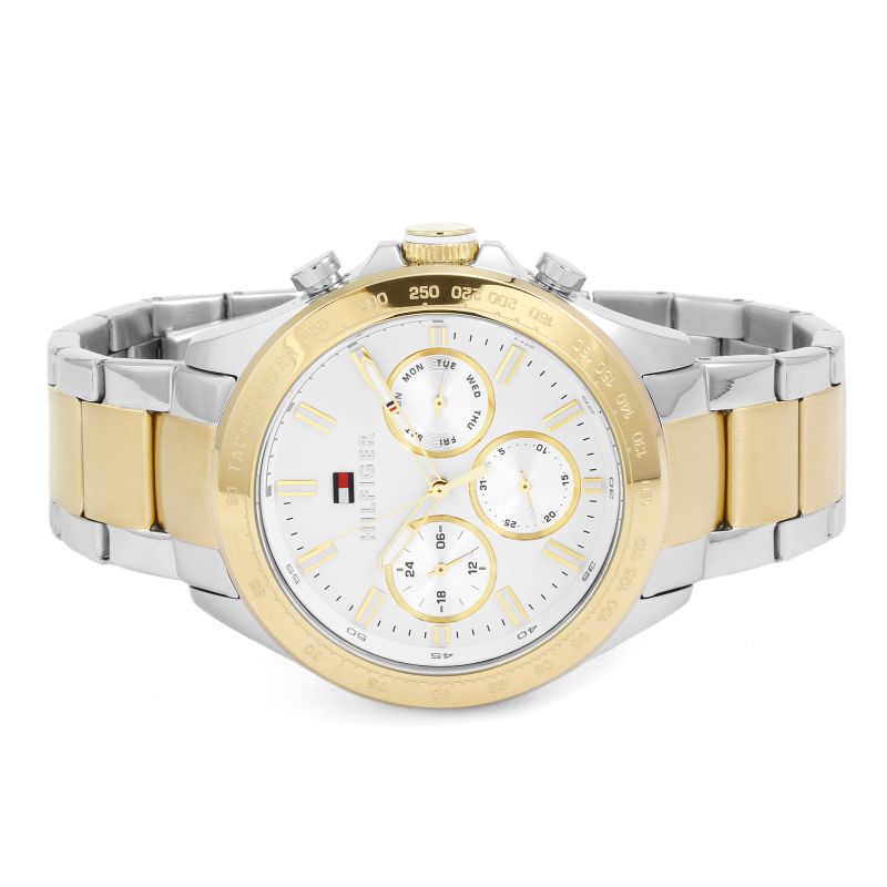 Buy Tommy Hilfiger Mens Quartz Stainless Steel White Dial 44mm Watch - 1791226 in Pakistan