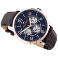 Buy Tommy Hilfiger Mens Quartz Leather Strap Blue Dial 44mm Watch - 1791290 in Pakistan