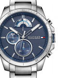 Buy Tommy Hilfiger Mens Quartz Stainless Steel Blue Dial 48mm Watch - 1791348 in Pakistan