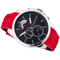 Buy Tommy Hilfiger Mens Quartz Silicone Strap Black Dial 46mm Watch - 1791351 in Pakistan