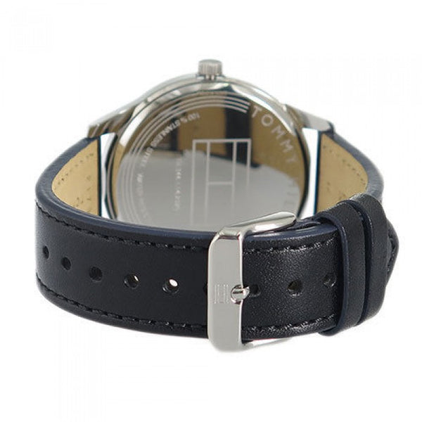 Buy Tommy Hilfiger Damon Grey Dial Black Leather Strap Watch for Men - 1791417 in Pakistan