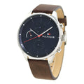 Buy Tommy Hilfiger Chase Black Dial Brown Leather Strap Watch for Men - 1791487 in Pakistan