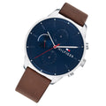 Buy Tommy Hilfiger Chase Black Dial Brown Leather Strap Watch for Men - 1791487 in Pakistan