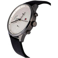 Buy Tommy Hilfiger Chase White Dial Black Leather Strap Watch for Men - 1791489 in Pakistan